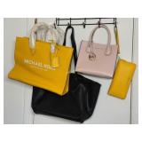 Michale Kors Mirella Peddled Leather Tote Bag