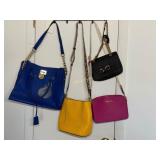 Michael Kors Hamilton Lock Tote in Navy Blue