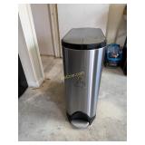 Simple Human Stainless Steel Wastebasket- Approx.