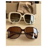 Michael Kors Polarized Sunglasses in White Case,