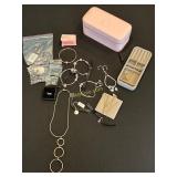 220g Plus of Marked Pandora Bracelets, Rings,