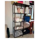 Black 5-Tier Divided Storage Rack, Measures: 39ï¿½W
