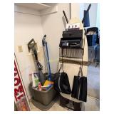 Full Size Ironing Board with Attached Side Table