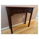 Console Hall Table with 2 Drawers made of Solid
