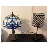 Art Deco Era Tiffany Glass Table Lamp, Measures: