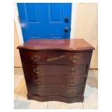 4 Drawer Chest of Drawers with Brass Hardware