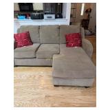 Ashley Furniture Greaves Sofa Chaise Khaki Brown