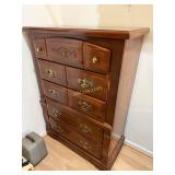 Solid Wood Chest of Drawers with 5 Drawers,