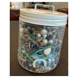 Jar Full of Odd Jewelry Pieces