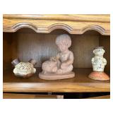 Pair of Shipibo- Coribe Figural Vessels or Effigy