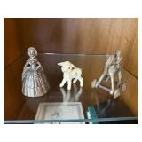 Goebel W Germany Ceramic Lamb, Antique Indian