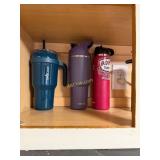 Variety of Travel Mugs/ Water Bottles (12 Total)