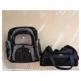 Dell Computer Backpack Grey and Black in Color,