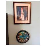 2 Framed Space Pictures, 1 Framed Collection of