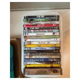 2- Small Clear Totes Filled with Variety of DVD