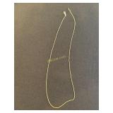 14K Yellow Gold 21ï¿½ Necklace, Needs Jump Ring,