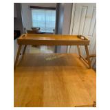 Bamboo Folding Bed Tray, 20ï¿½x14ï¿½ Bamboo Cutting