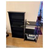 5 Tiered Small Bookshelf with Adjustable Shelves