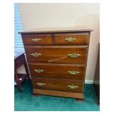 Vintage Cherry Wood Chest of Drawers, Measures: