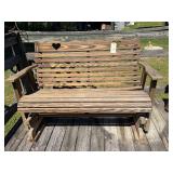 Pressure Treated Patio Glider, Measures: 53x 29x