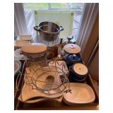 3 Wire Chaffers, John Deere Mixing Bowl, 4 Cast