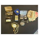 Box of Misc. Jewelry and Watches