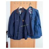 Vintage Flannel Lined Denim Outdoor Coat by Duke