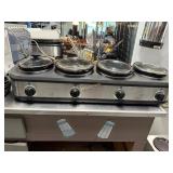 True 4 Hole Electric Buffet Line, Industrial Hole