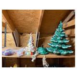 2- Lighted Vintage Ceramic Christmas Trees- 12ï¿½