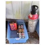 1- CO2 Pressure Tank, 6- Cans of R-12