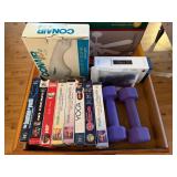 8- VHS Workout Tapes- Comes with New Fitbit in