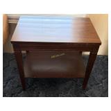 Pair of Rectangular Mahogany Side Table,