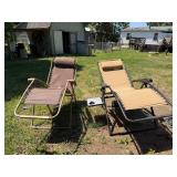 2- Zero G Patio Loungers by Sunbrella