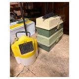 Frail Bait Bucket, 2 Plano Tackle Boxes, Full of