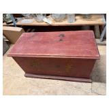 Small Childs Chest and 2 Bowling Balls