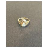 14K Yellow Gold Tear Drop Cut, Approx. 1/3ct,