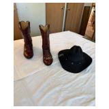 MHT Westerns 3 x Bever Blend Hat and Size 11D
