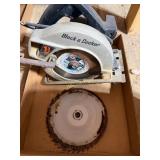 Black and Decker 1 3/4HP Skilsaw with Cutting