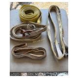 4- Towing Straps with 3 Shackles