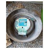 Steel Utility Tub, 120ft Water Hose, 25ft Soaker