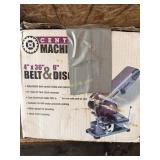 Central Machinery Belt & Disc Sander in Original