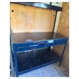 Multi Purpose Lighting and Outlet Steel Workbench