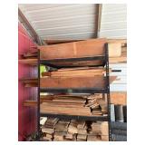 Pair of Oak 10ï¿½x10ï¿½x3ï¿½ Beams, 4 Shelves of 1ï¿½