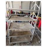 Industrial Cart Mobile Shelving Knit, 5- Tier