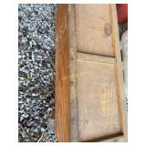 Wooden Crate Containing Tractor Parts for 3-Point