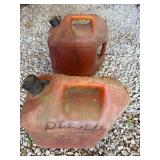 2- 5 Gallon Gas Cans- Empty