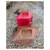 2- 5 Gallon Gas Cans- Empty
