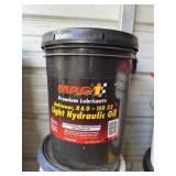 2- Mostly Full 5gal Buckets of Hydraulic Fluid