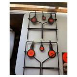 2 Metal Miniature Tergets, Replacement Tenges