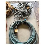 6- Various Lengths Extension Cords in Clear Tote